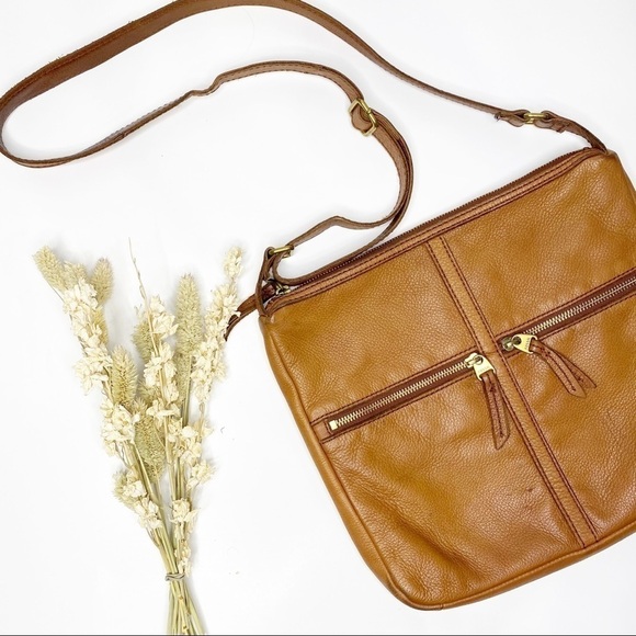 Fossil Erin Crossbody Bag in Brown - Picture 1 of 10